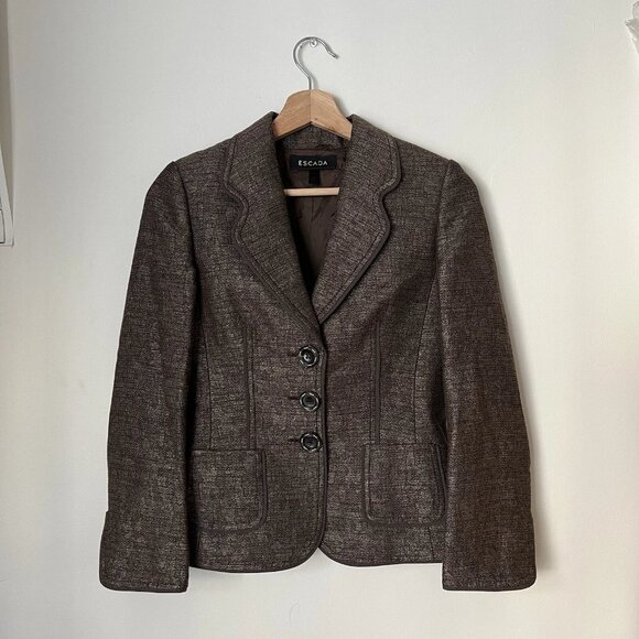 Escada Piping Detail Blazer 34 - Picture 1 of 4